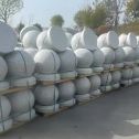 运城 白麻花岗岩石材圆球，石球，挡车球，隔离球，景观石球，风水球等