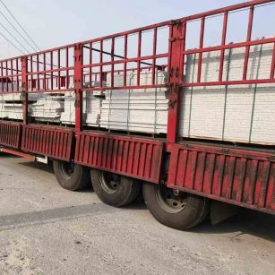 运城 白麻荔枝面外墙干挂，工厂装车日常