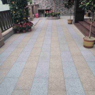 运城 黄金麻白麻荔枝面庭院铺装展示