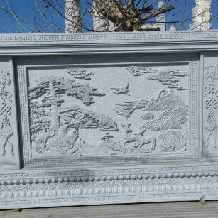 运城 芝麻白大型照壁，屏风，影壁