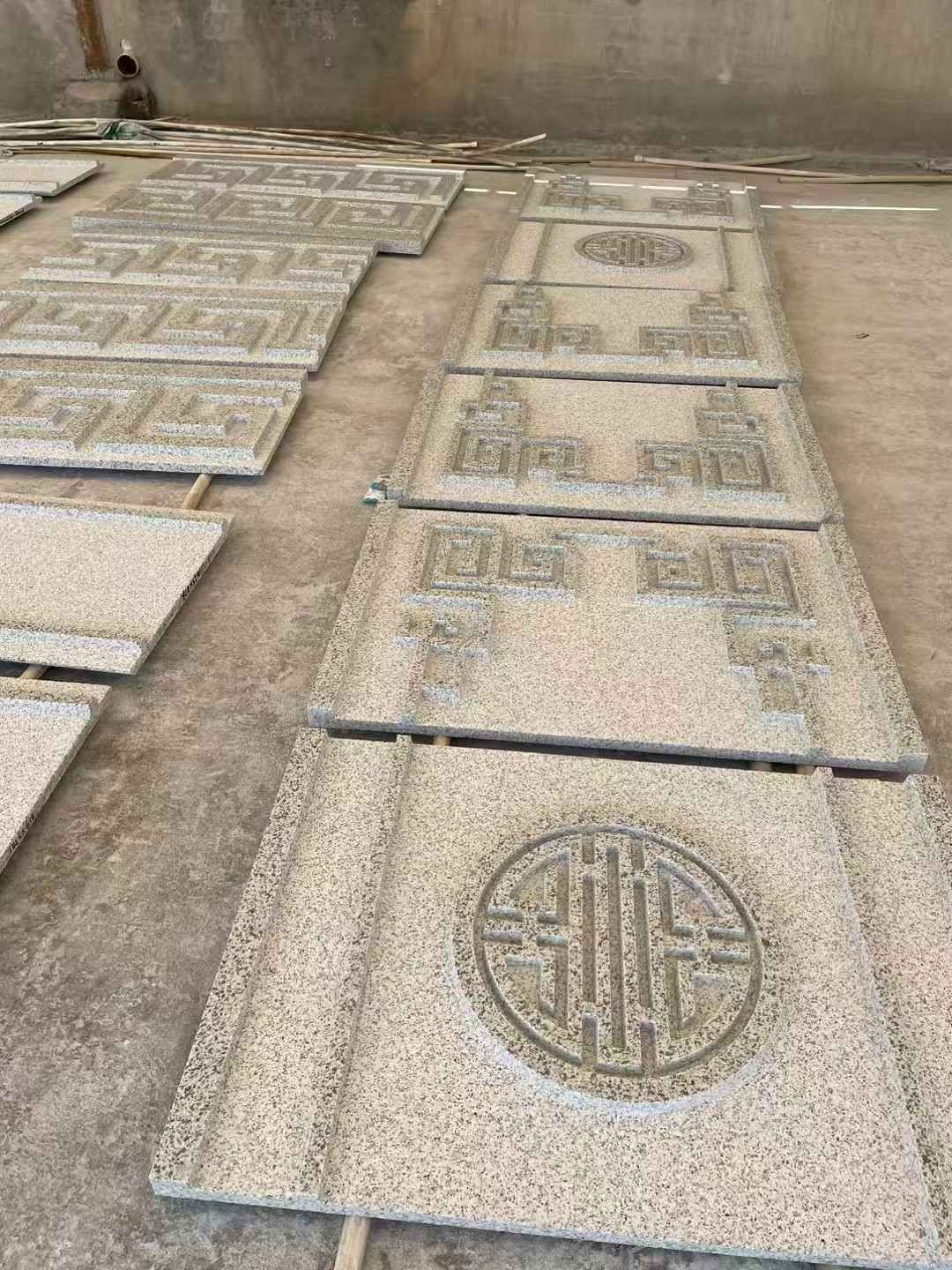 运城 白麻花岗岩外墙立面雕刻板