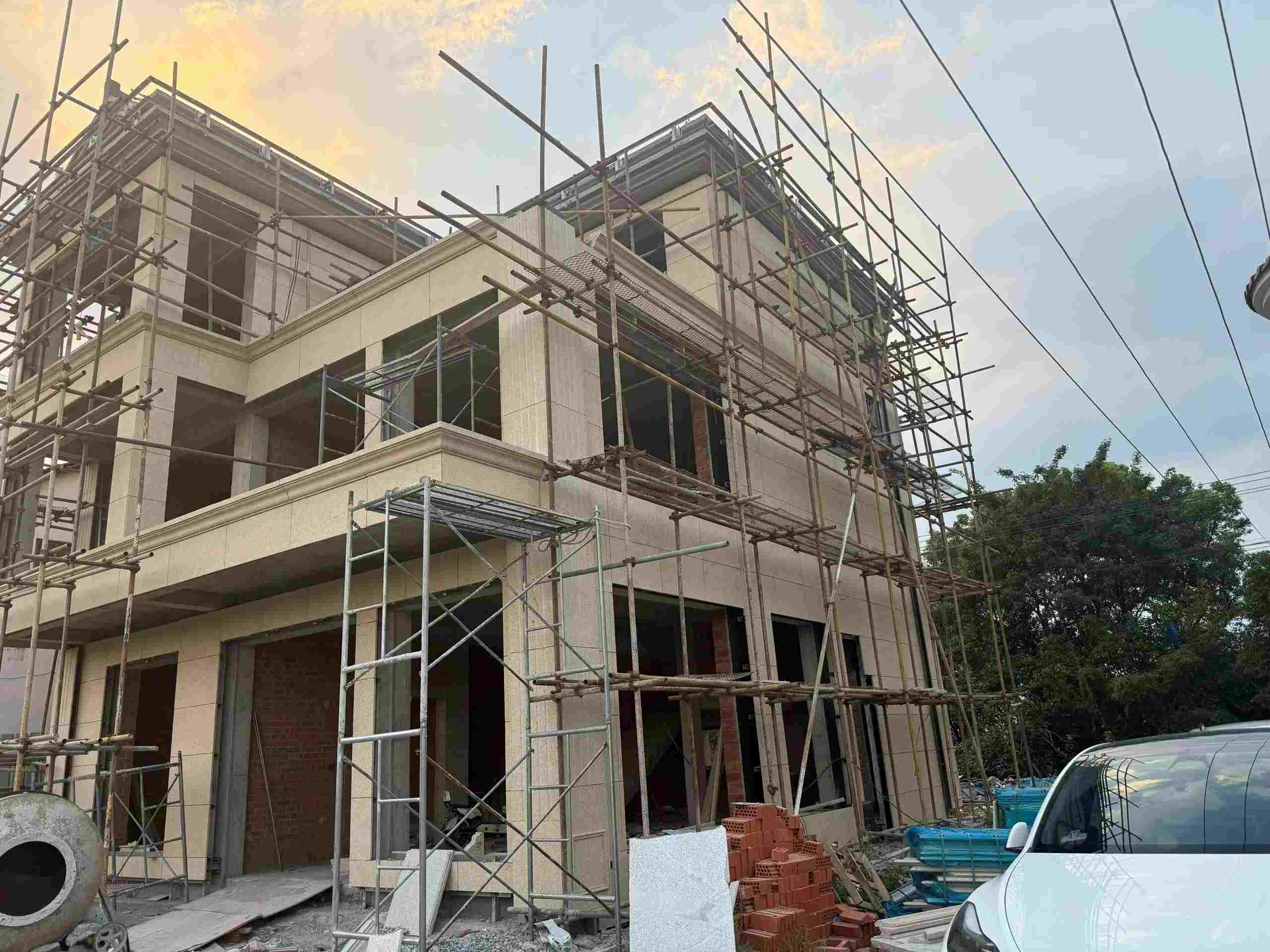 运城 黄金麻荔枝面花岗岩外墙干挂