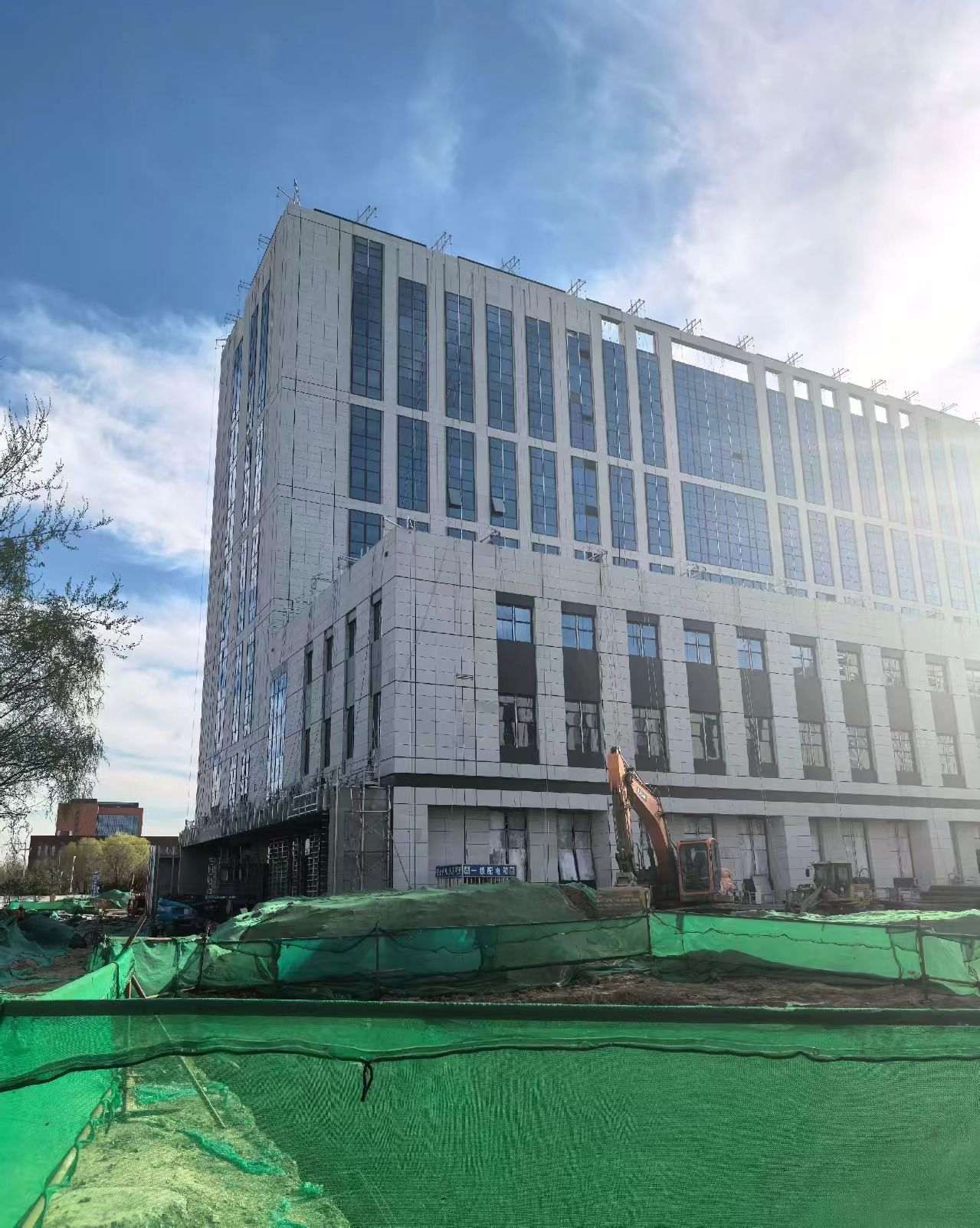 运城 白麻花岗岩石材外墙干挂