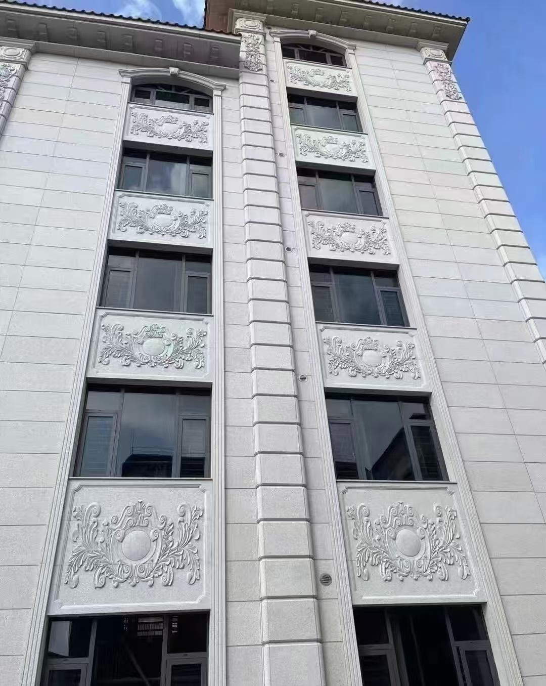 运城 白麻荔枝面花岗岩别墅外墙干挂