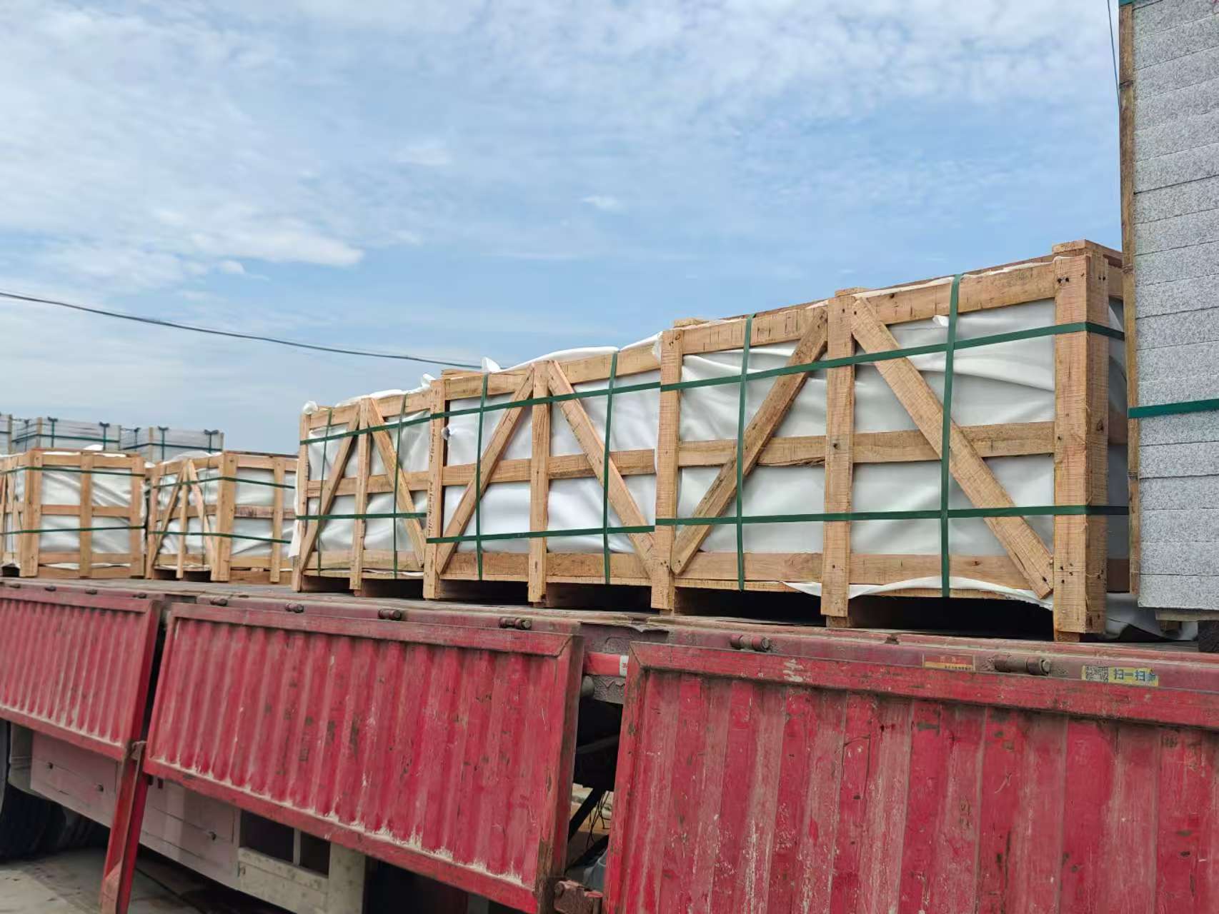 运城 芝麻白花岗岩地铺石出口专车-泰国游